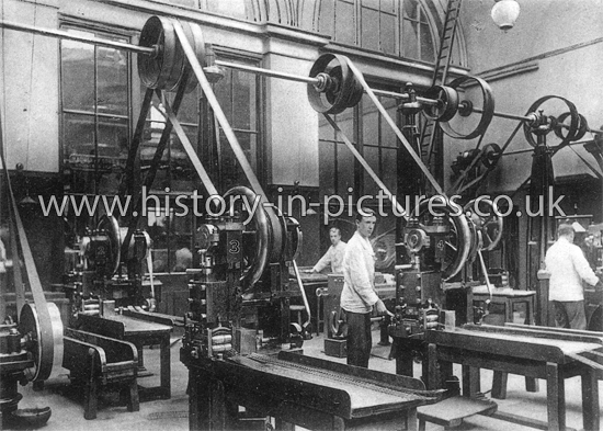 The Cutting Room, The Royal Mint. c.1910